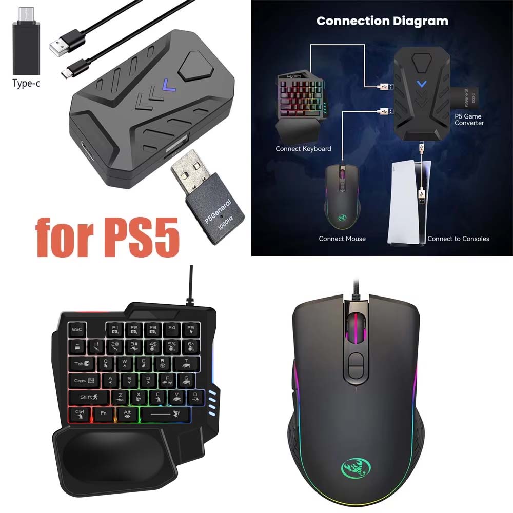 Combo de Teclado e Mouse para  - Gaming Console Latest avaliação e preço
