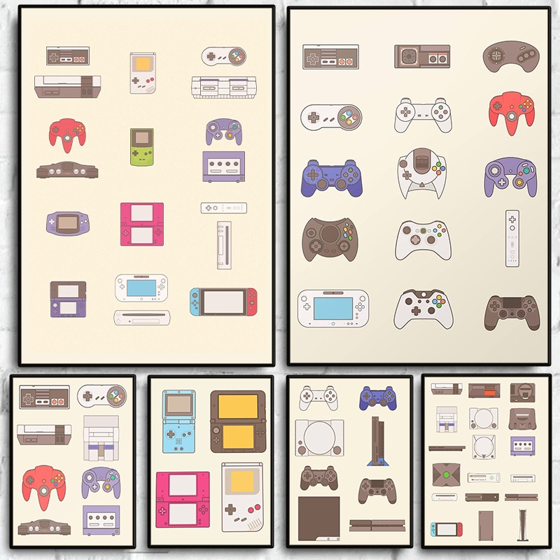 Pôster de Evolução de Videogam - Gaming Console In avaliação e preço